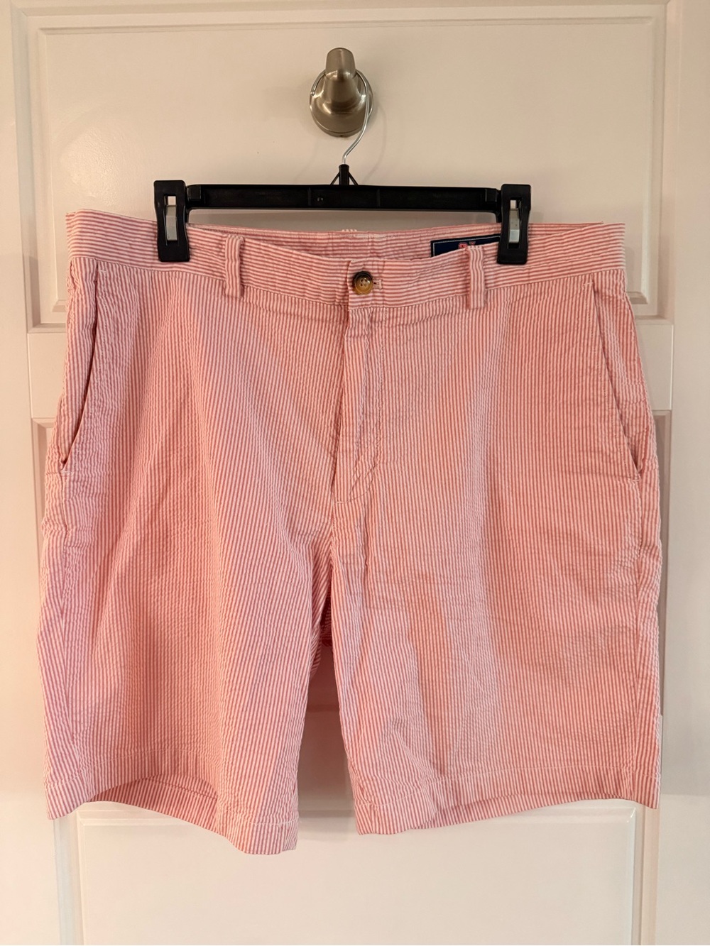 Vineyard Vines Men Breaker Shorts Men 36 Cotton Stretch Mid-Rise Beach
